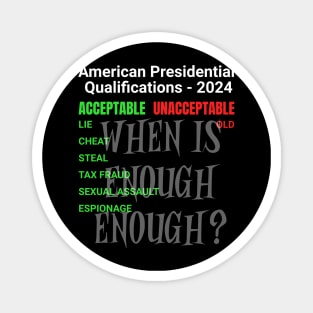 American President 2024 Magnet